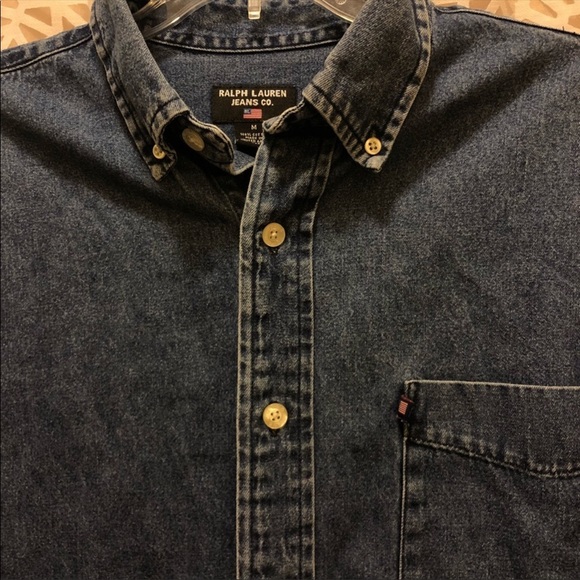 Ralph Lauren Jeans Co. denim Button down - Picture 3 of 9